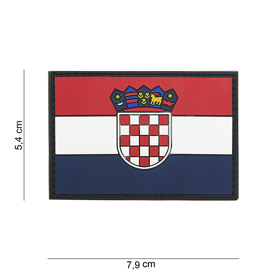 Embleem 3D PVC Kroatië #15049