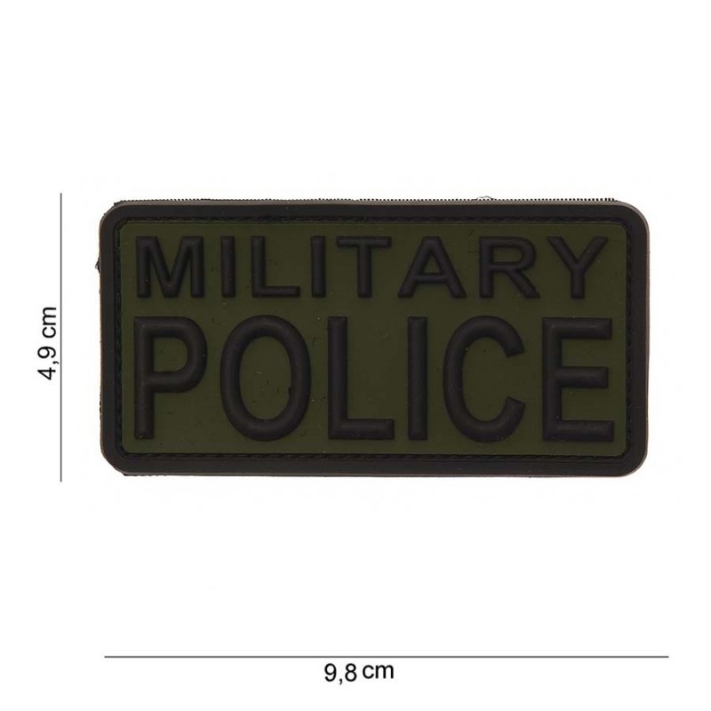 Embleem 3D PVC Military Police groen #13040