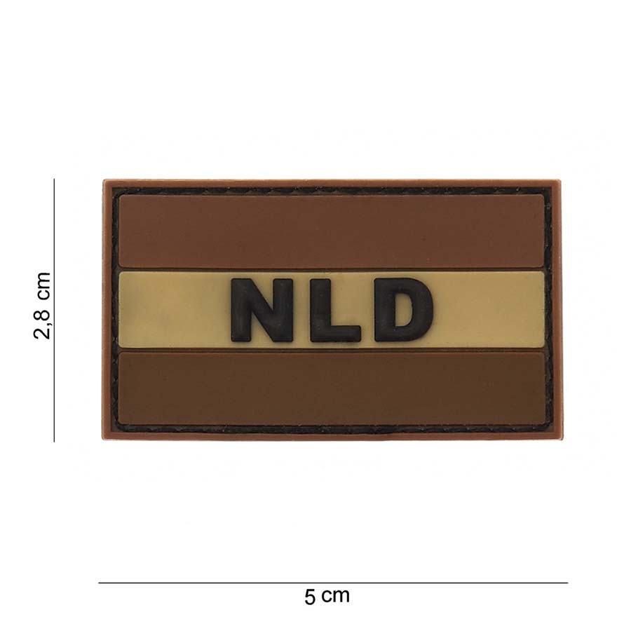 Embleem 3D PVC NLD desert #12021