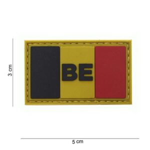 Embleem 3D PVC Belgie klein BE #13050