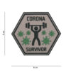 Embleem 3D PVC Corona Survivor #6101