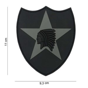 Embleem 3D PVC 2nd Infantry #13028