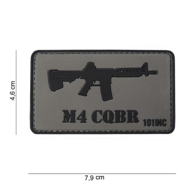 Embleem 3D PVC M4 CQBR #10030