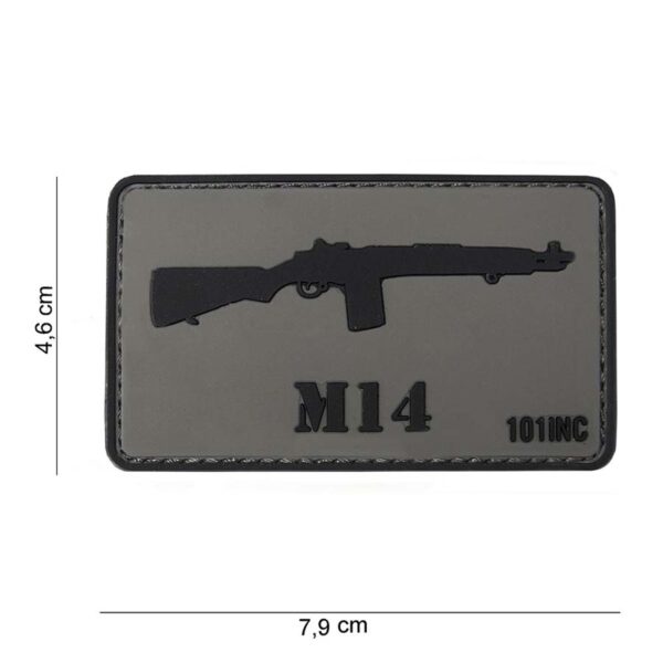 Embleem 3D PVC M14 #10029