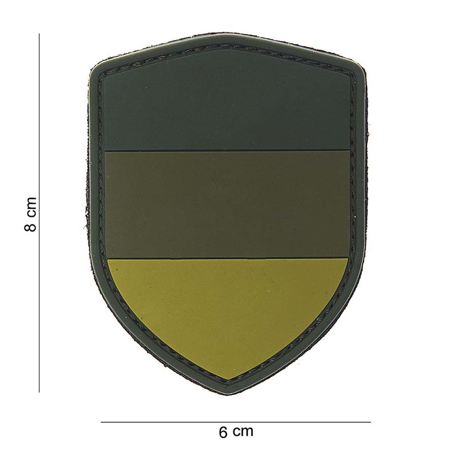 Embleem 3D PVC schild Duitsland groen #10010