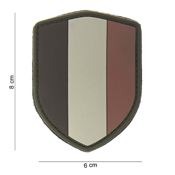 Embleem 3D PVC schild België desert #10002