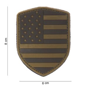 Embleem 3D PVC schild USA desert #10014