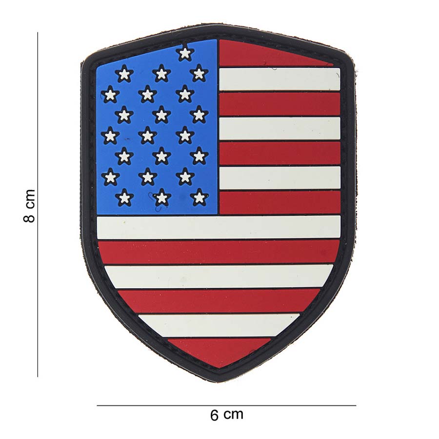 Embleem 3D PVC schild USA #10012