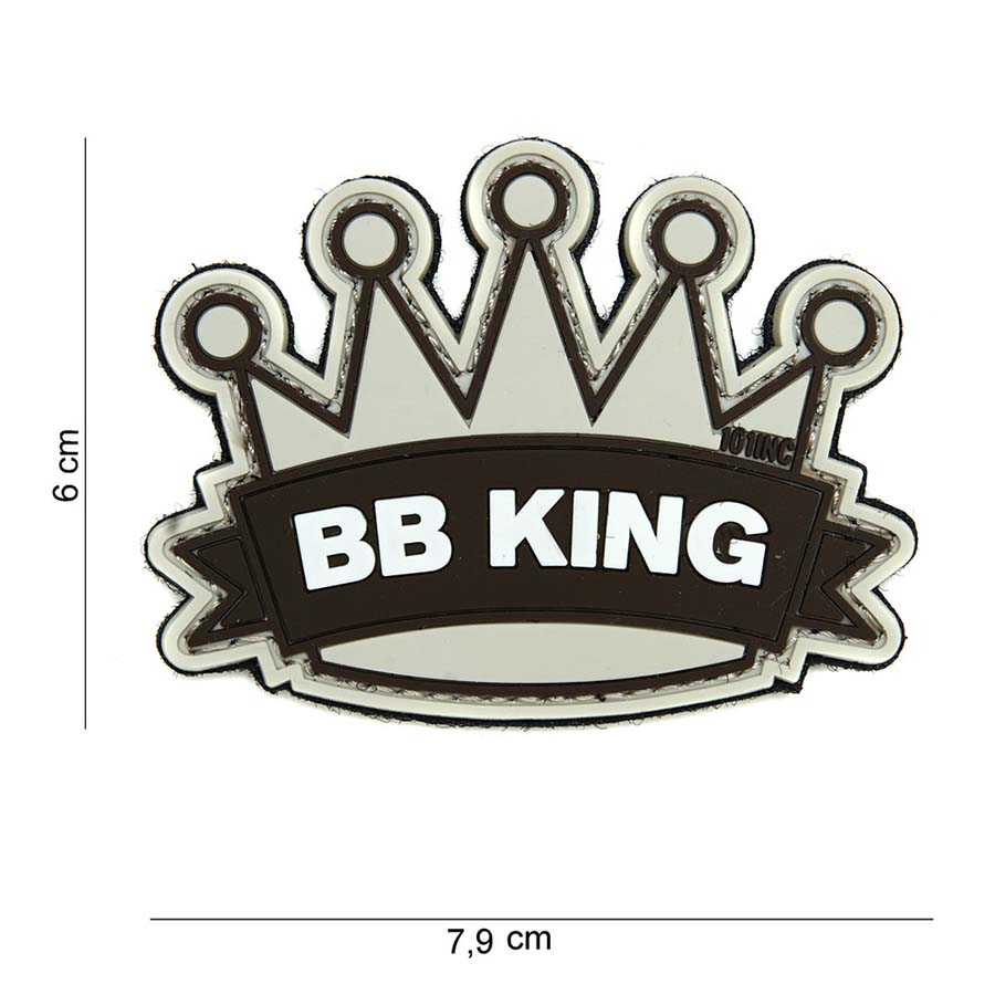 Embleem 3D PVC BB king beige #14032