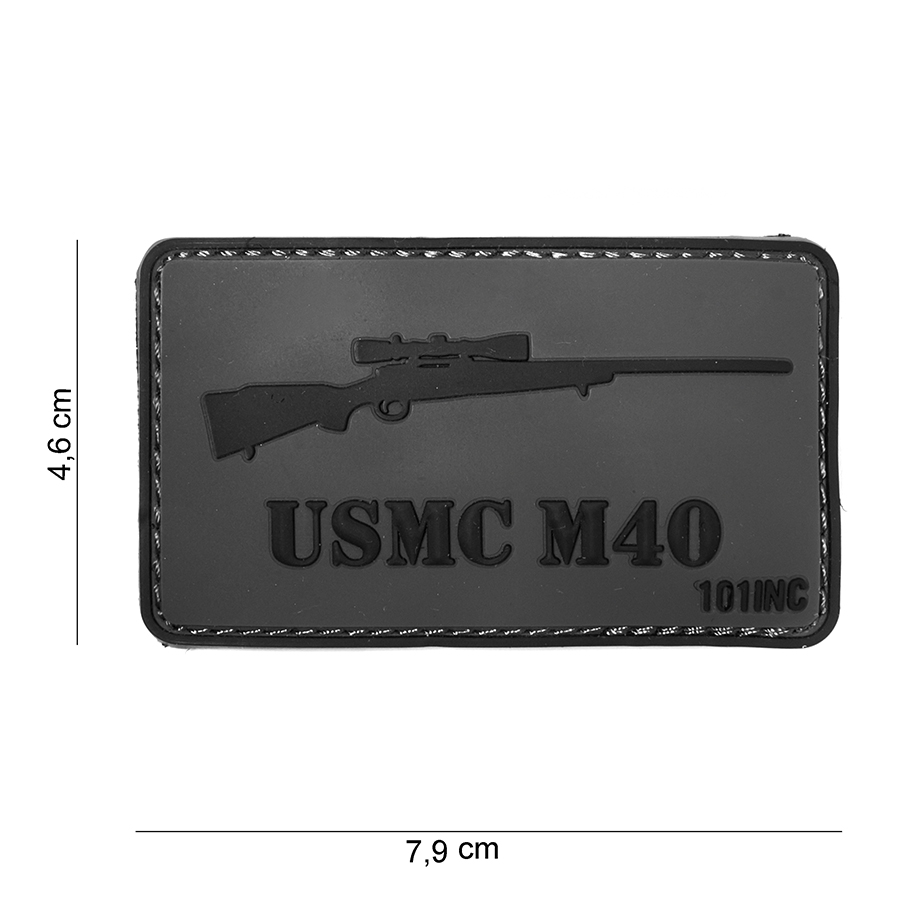 Embleem 3D PVC USMC M40 #15081