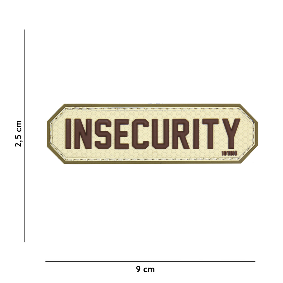 Embleem 3D PVC Insecurity coyote #18004