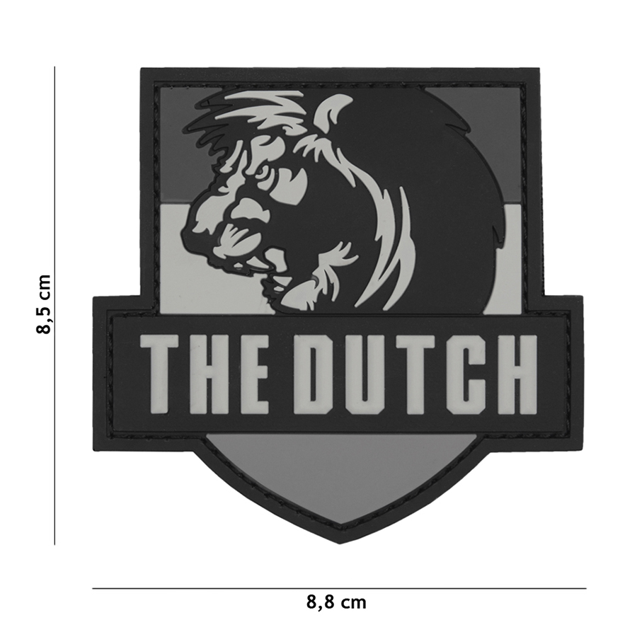 Embleem 3D PVC The Dutch grijs #2107