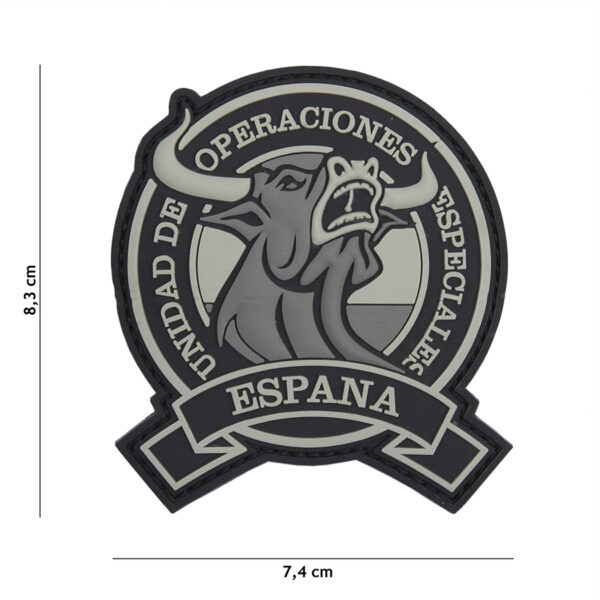 Embleem 3D PVC Espana grijs #1108