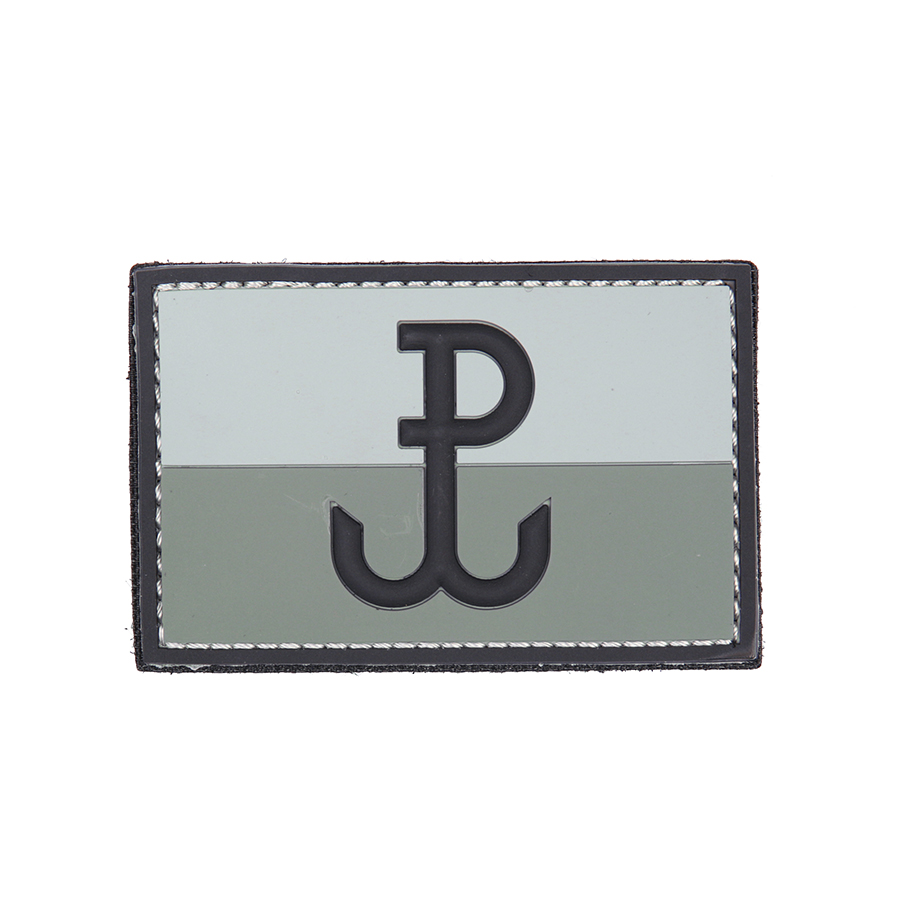 Embleem 3D PVC Polish Special Forces grey #1115