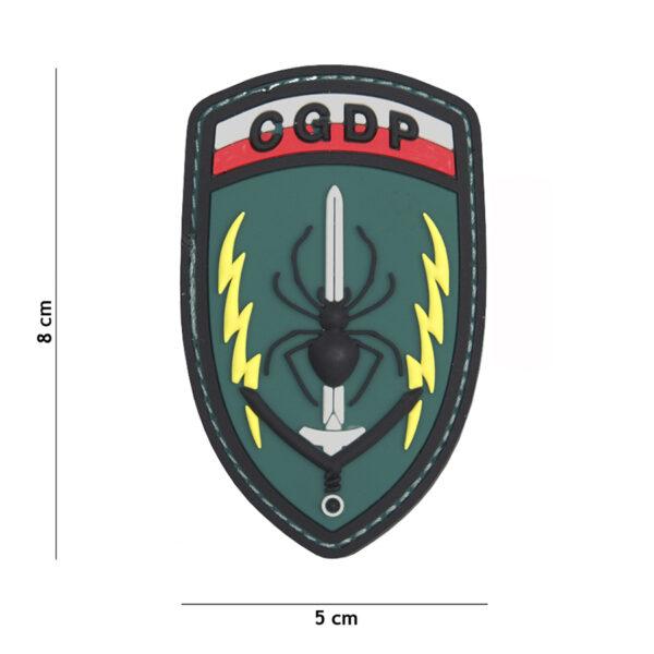 Embleem 3D PVC CQDP #2106