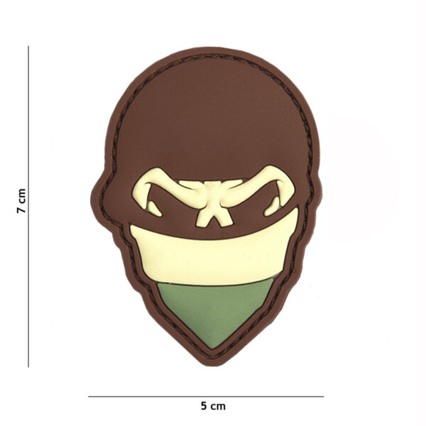 Embleem 3D PVC Polish skull balaclaca #2103