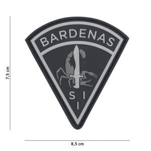 Embleem 3D PVC Bardenas zwart #1105