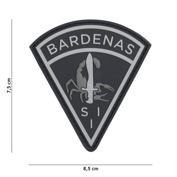 Embleem 3D PVC Bardenas zwart #1105