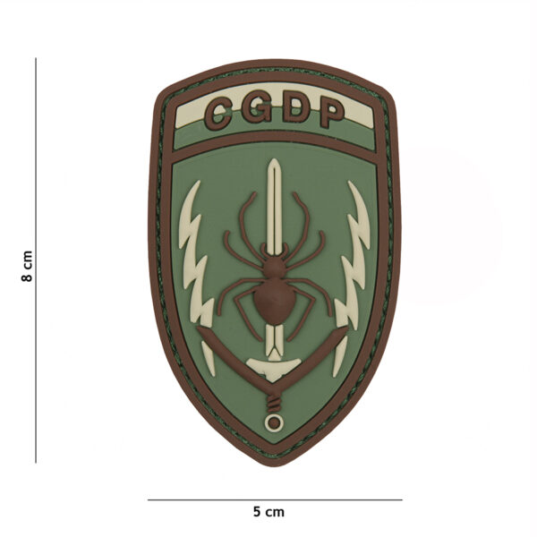 Embleem 3D PVC CQDP #2058