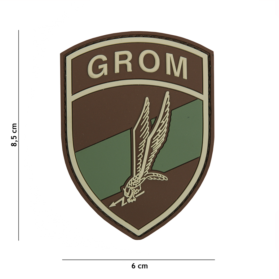 Embleem 3D PVC GROM #2089