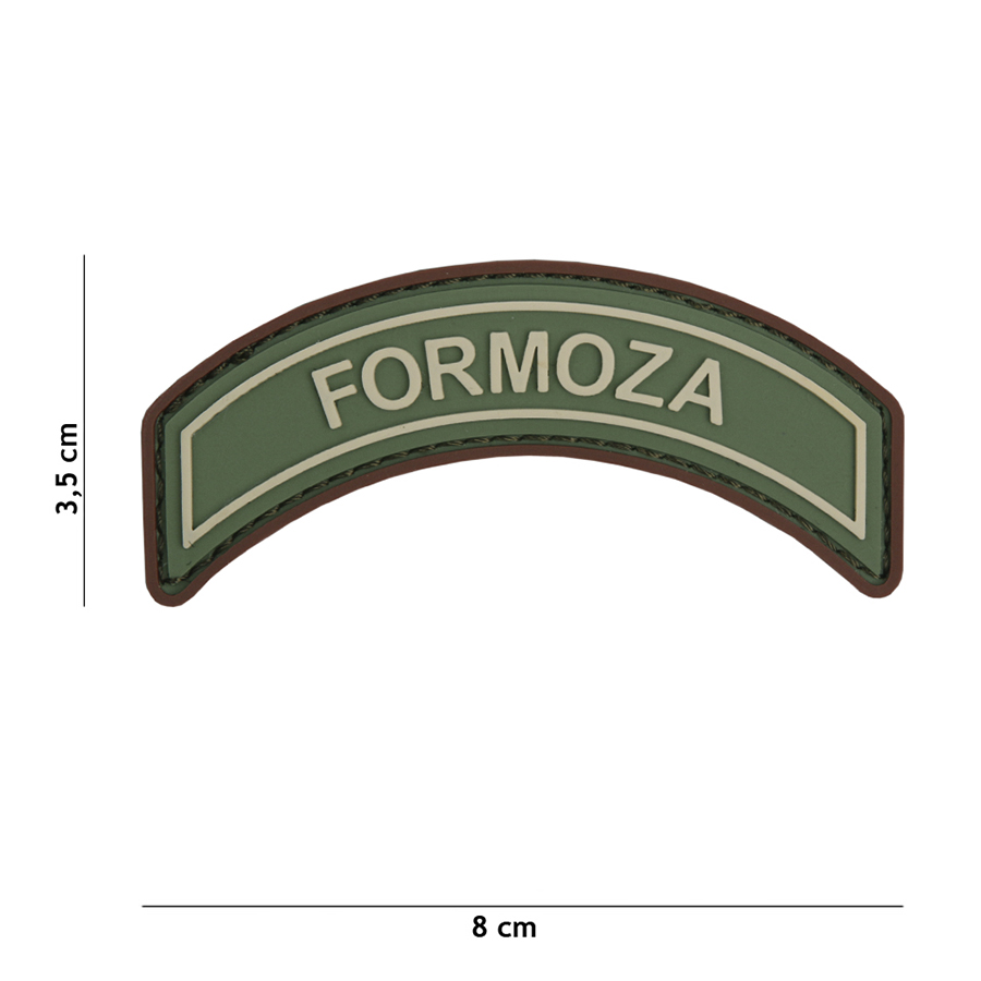 Embleem 3D PVC Formoza groen #2088
