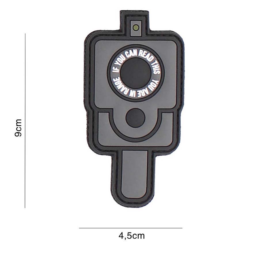 Embleem 3D PVC In Range grijs #3123