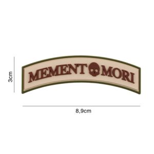 Embleem 3D PVC Memento Mori (tab) #4096