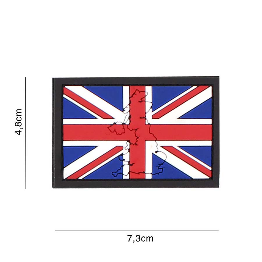 Embleem 3D PVC United Kingdom met contour #4119