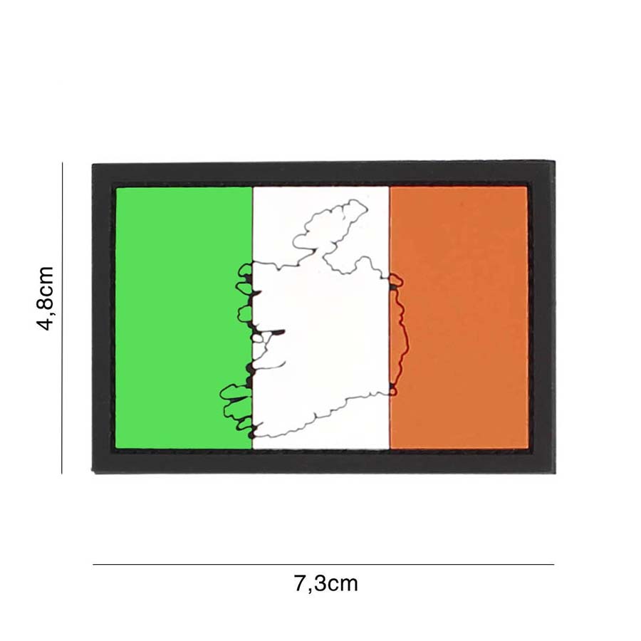 Embleem 3D PVC Ierland met contour #4126