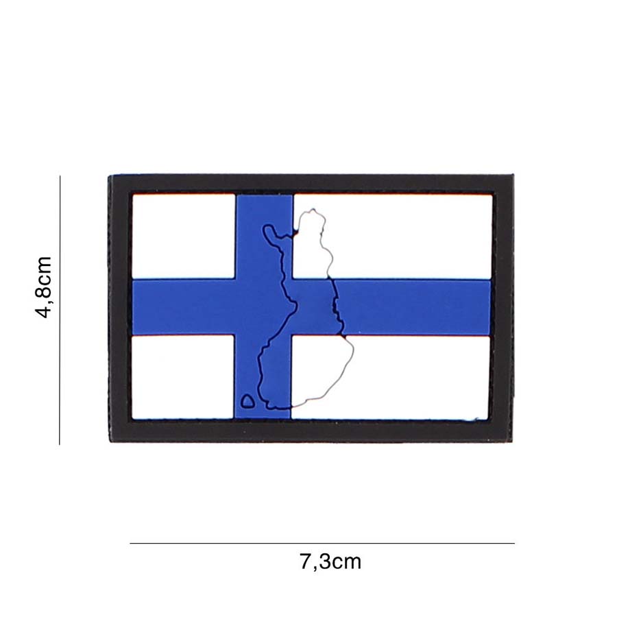 Embleem 3D PVC Finland met contour #4138