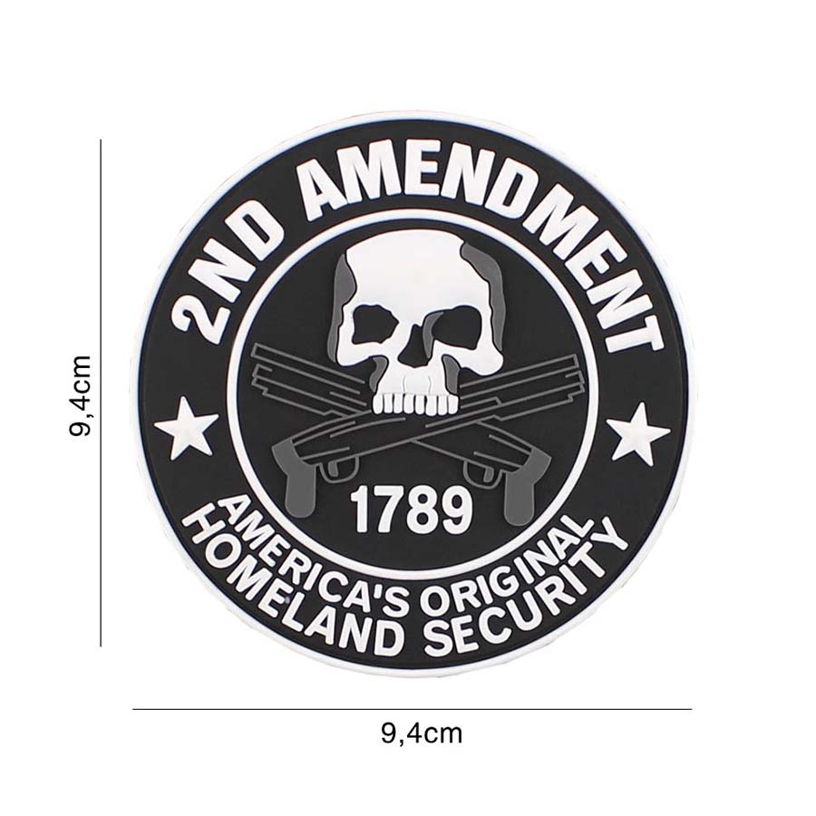Embleem 3D PVC 2nd Amendment #6106