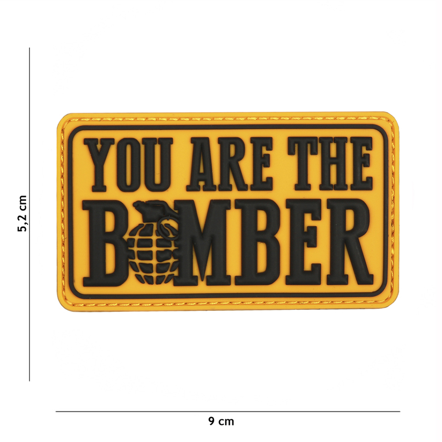 Embleem 3D PVC You are the bomber #6112