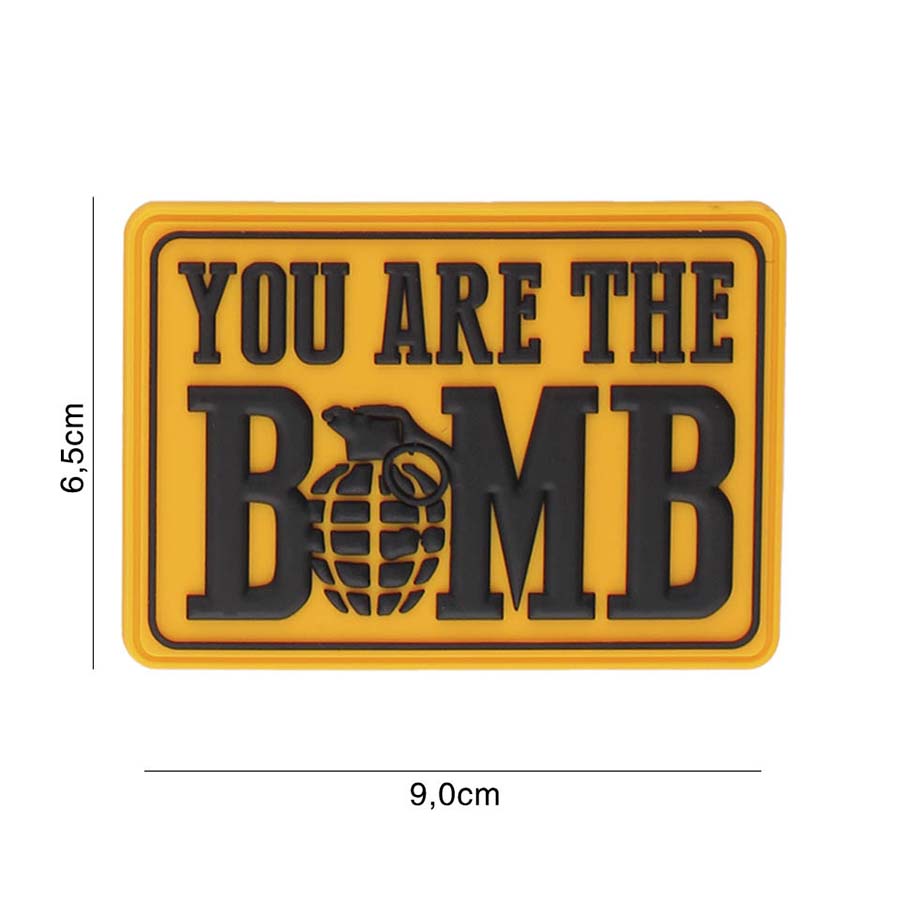 Embleem 3D PVC You are the bomb #6113