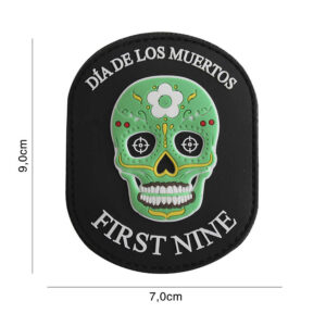 Embleem 3D PVC First nine ovaal groen #6123