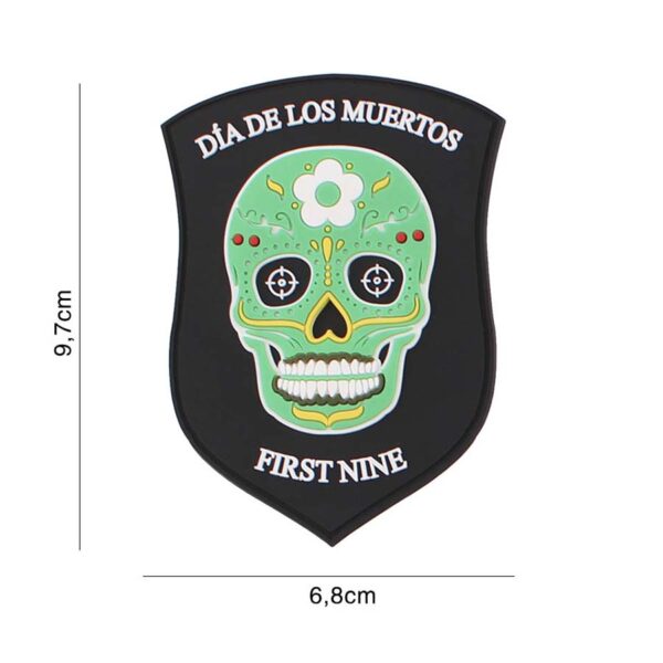 Embleem 3D PVC First nine schild groen #6124