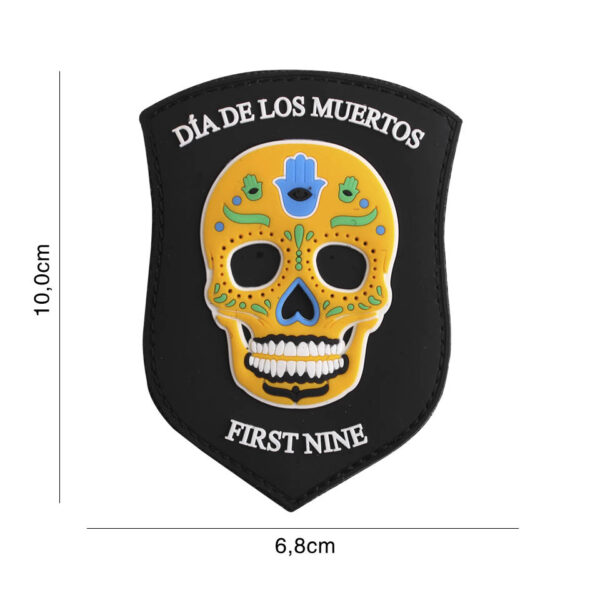 Embleem 3D PVC First nine schild geel #6128