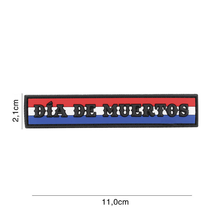 Embleem 3D PVC Dia de Muertos (streep) Nederland #6130