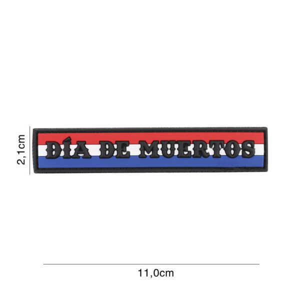 Embleem 3D PVC Memento Mori (streep) Nederland #6138