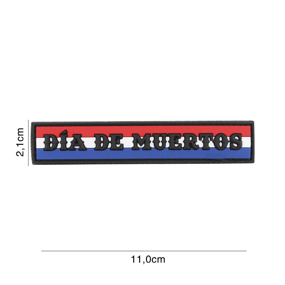 Embleem 3D PVC Memento Mori (streep) Nederland #6138