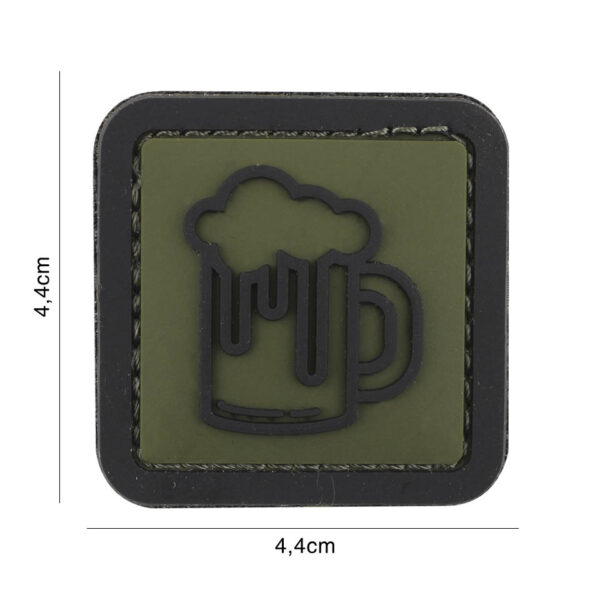Embleem 3D PVC Bier groen #7100