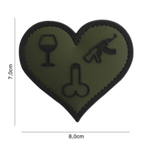 Embleem 3D PVC Love