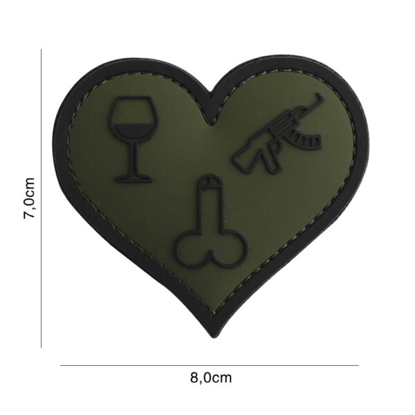 Embleem 3D PVC Love