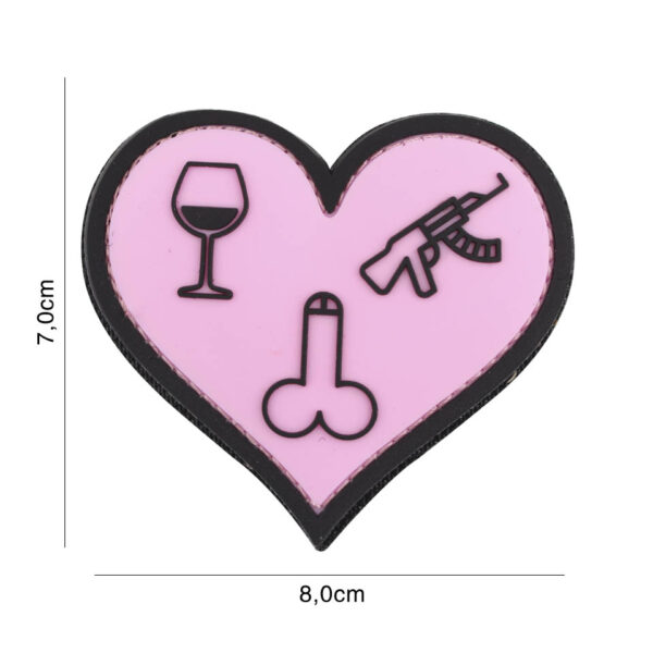 Embleem 3D PVC Love