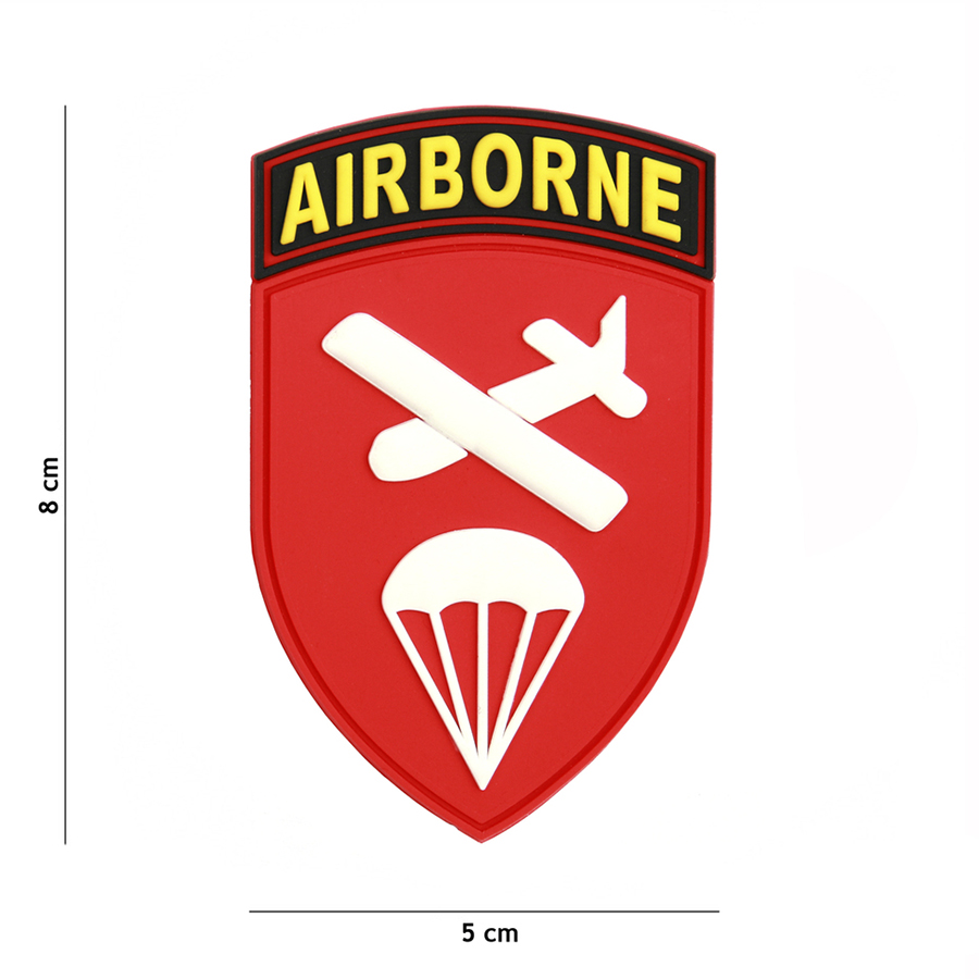 Embleem 3D PVC Airborne command #7117