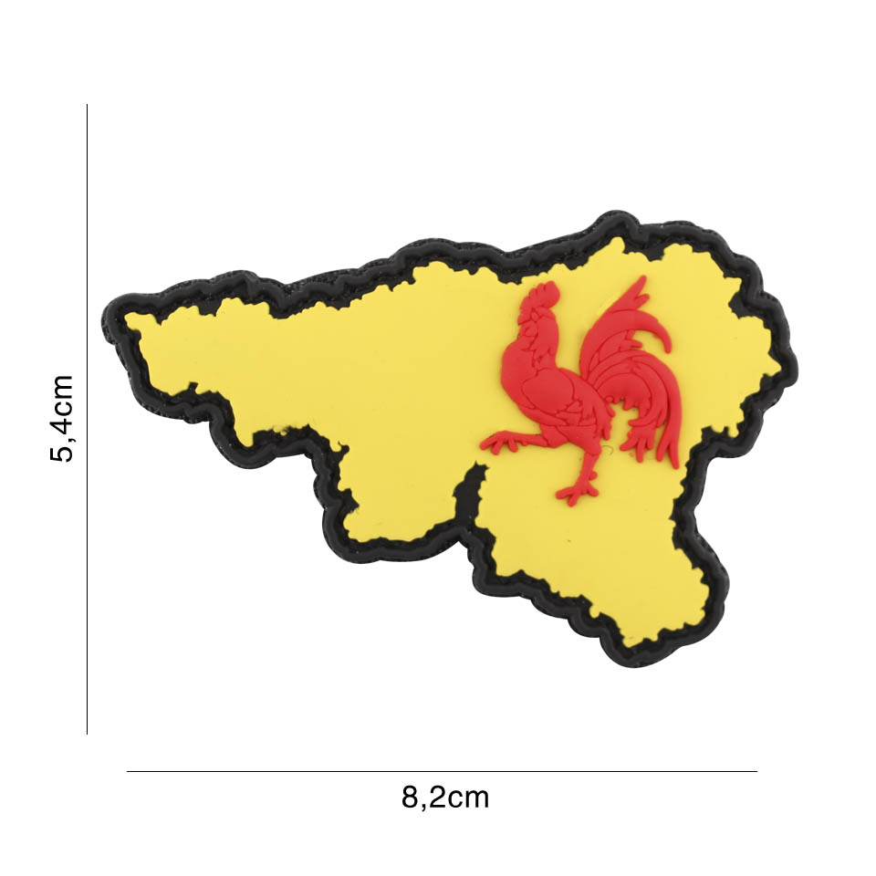 Embleem 3D PVC Wallonië #7118