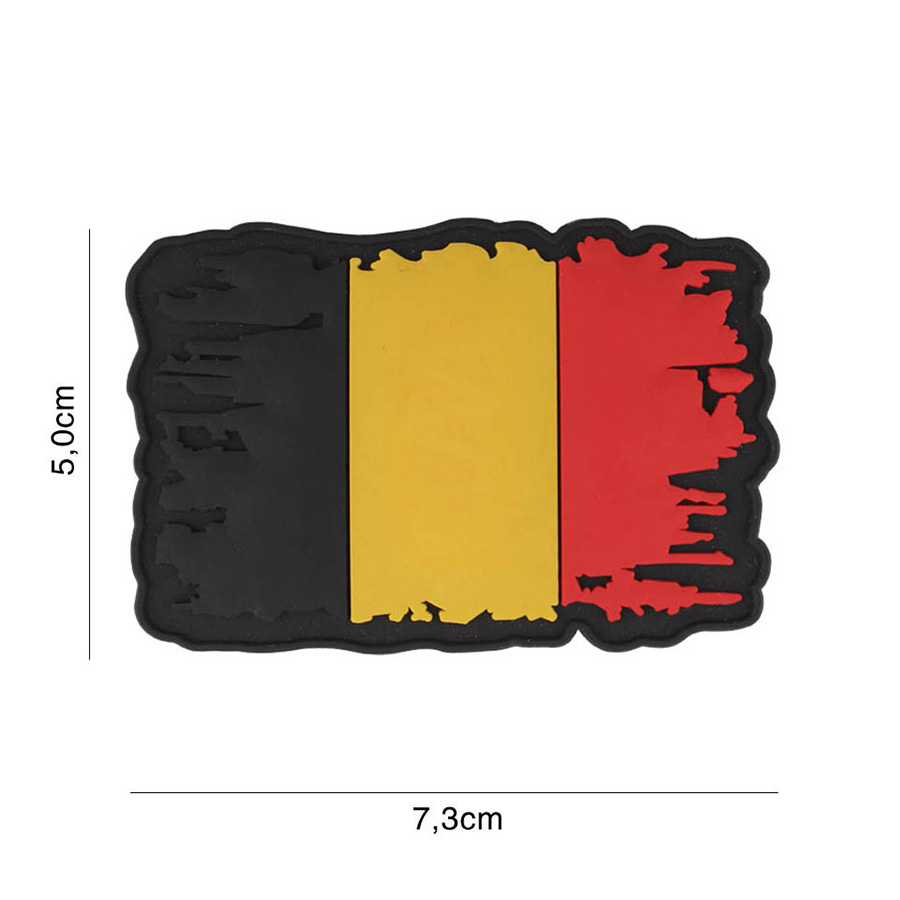 Embleem 3D PVC Belgie vintage #7110