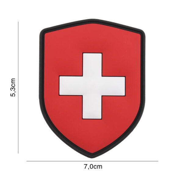 Embleem 3D PVC Zwitserland schild #2051