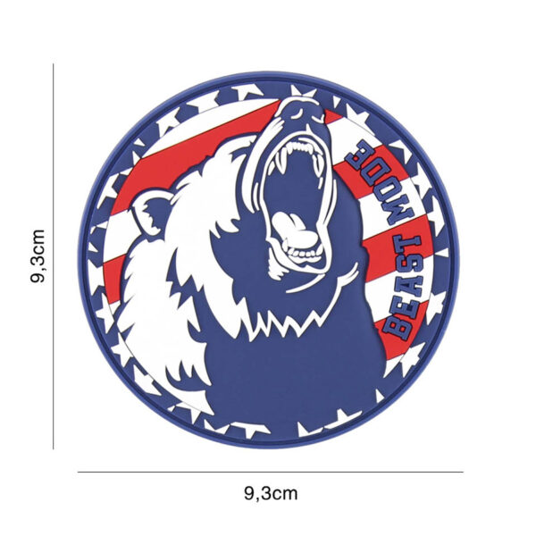 Embleem 3D PVC Beast mode USA #9102