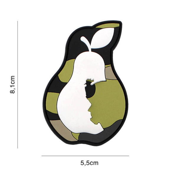Embleem 3D PVC iPear woodland #9111
