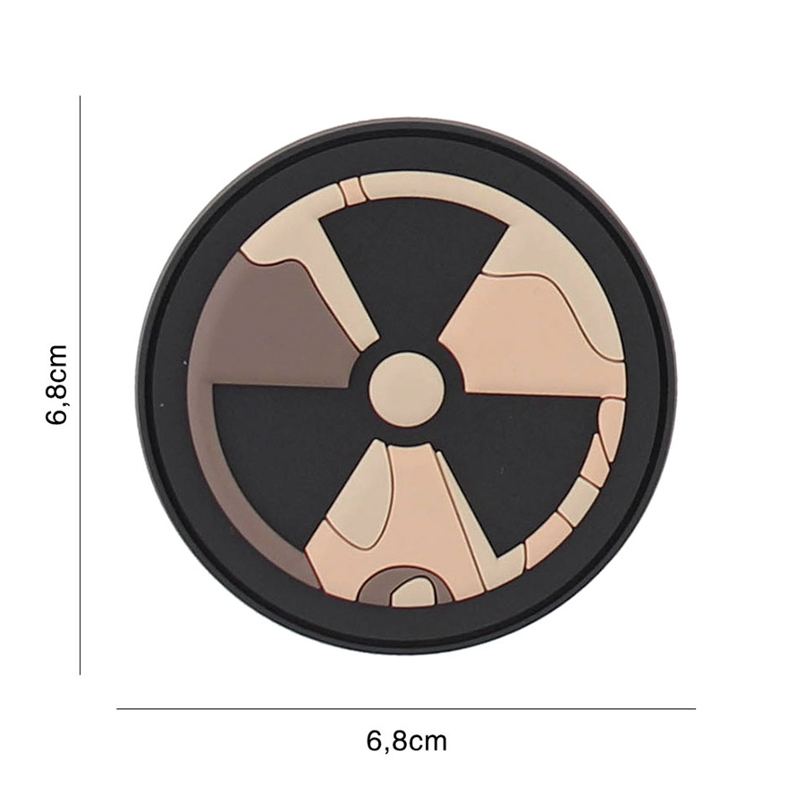 Embleem 3D PVC Nuclear desert #2115